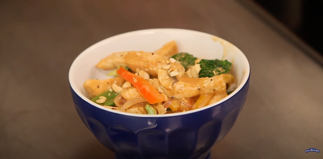 VIDEO RECIPE: Peanut Butter Chicken Stir Fry