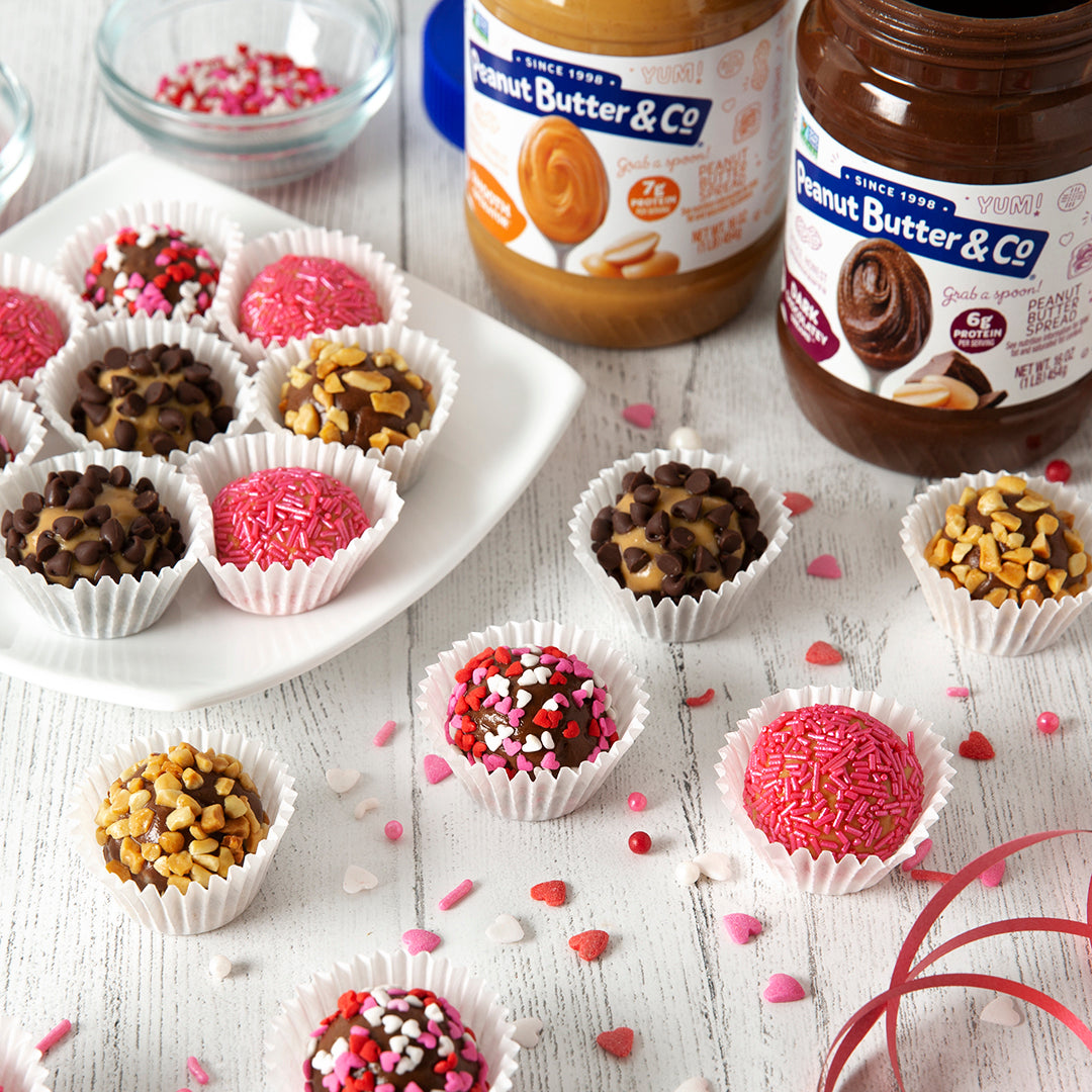 Valentine's Day Peanut Butter Truffles