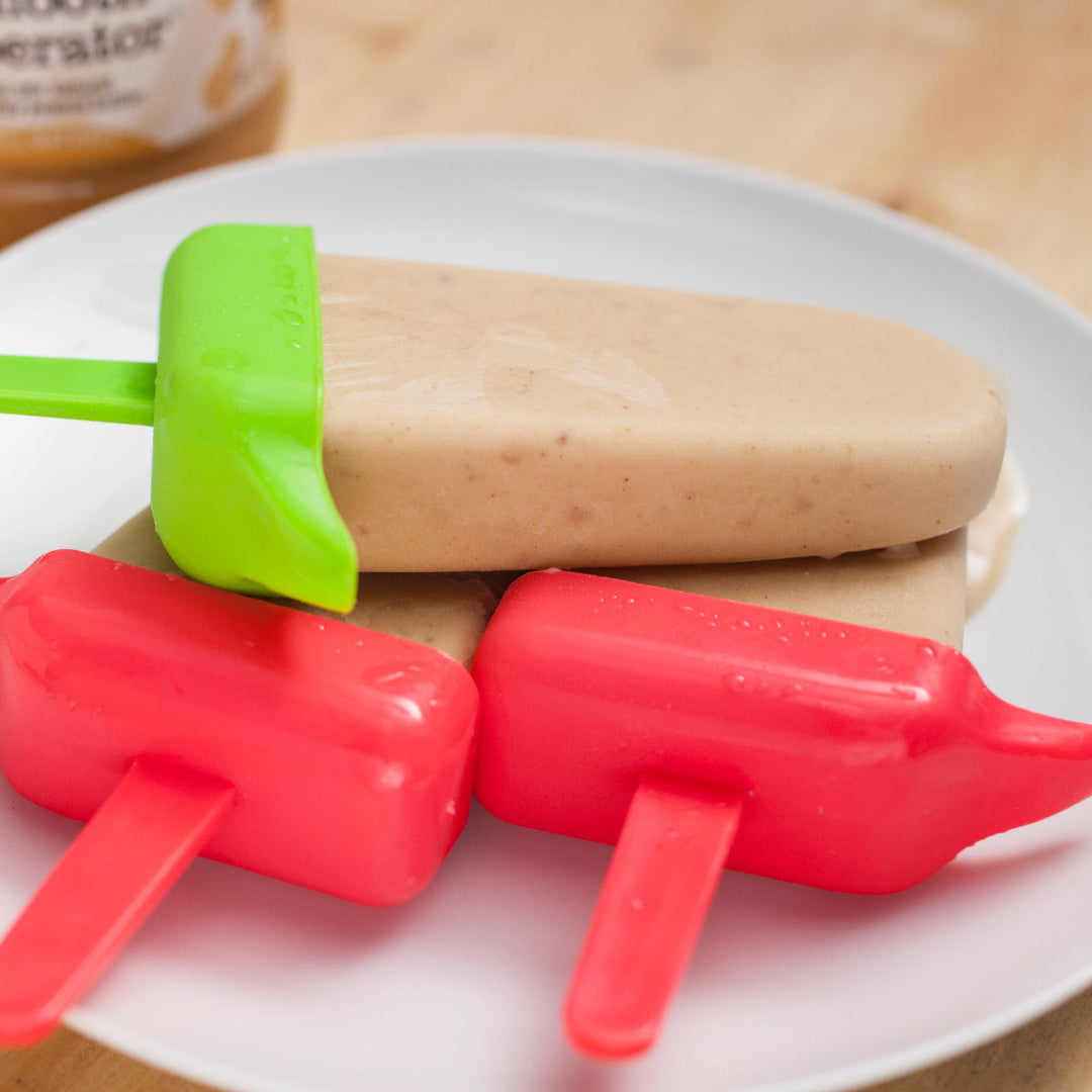 VIDEO RECIPE: Vegan Peanut Butter Banana Ice Pops