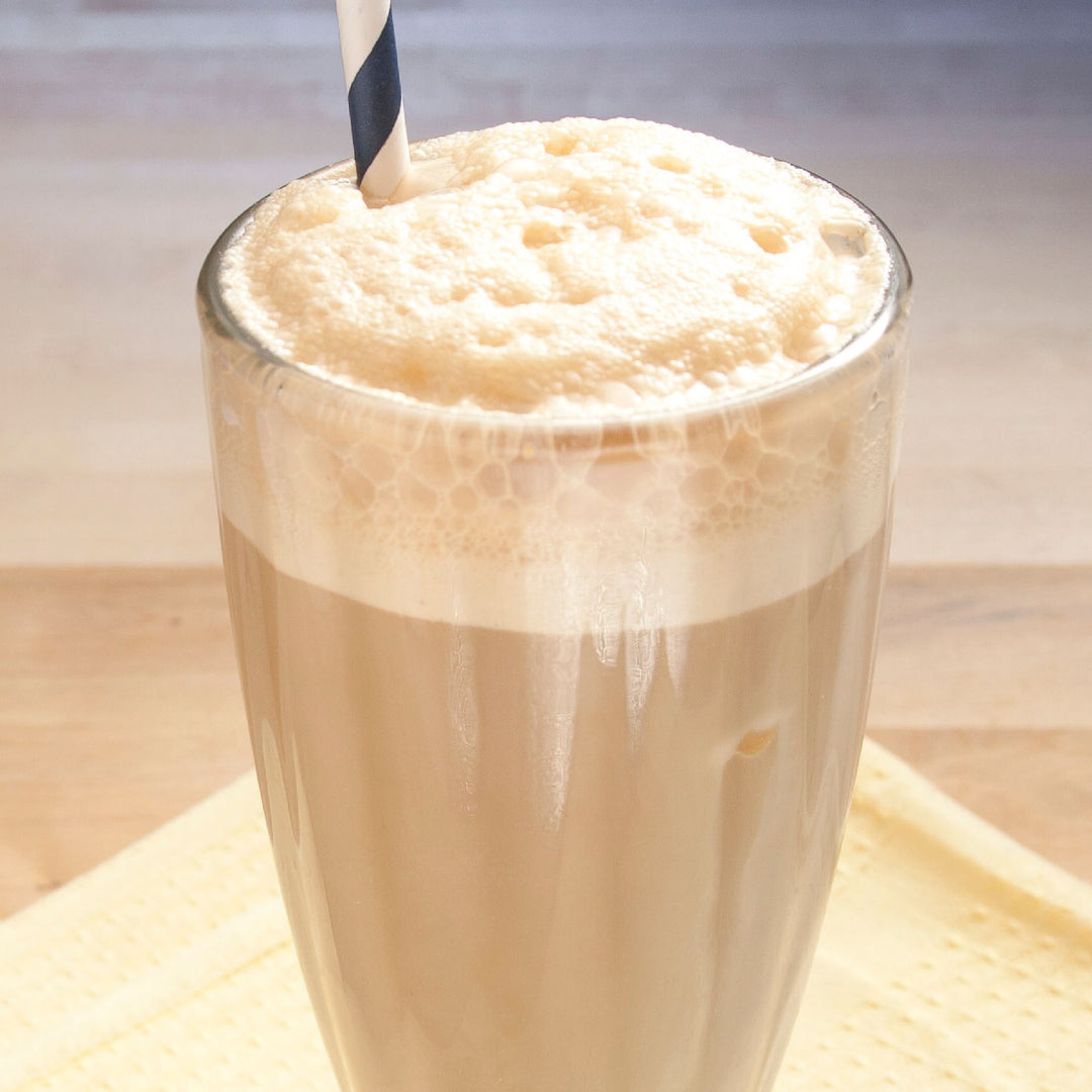VIDEO RECIPE: Peanut Butter Ice Cream Root Beer Float