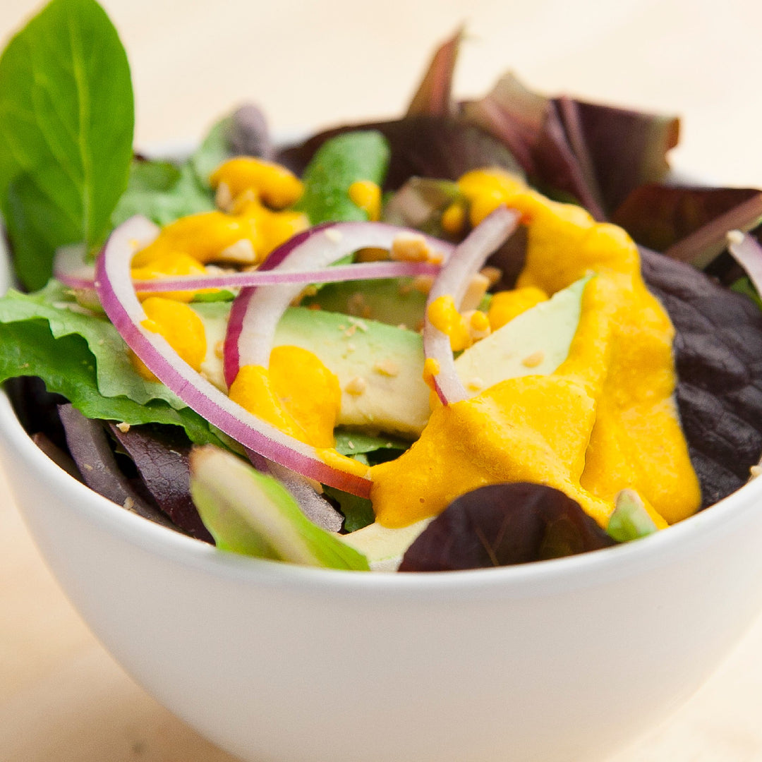 VIDEO RECIPE: Peanut Butter Carrot Ginger Salad Dressing