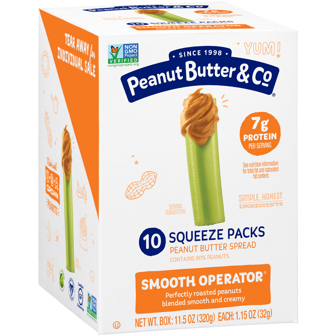 Peanut Butter & Co. Smooth Operator Squeeze Packs 