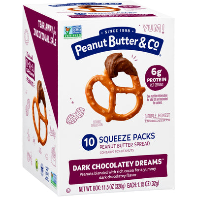 Peanut Butter & Co. Dark Chocolatey Dreams Squeeze Packs