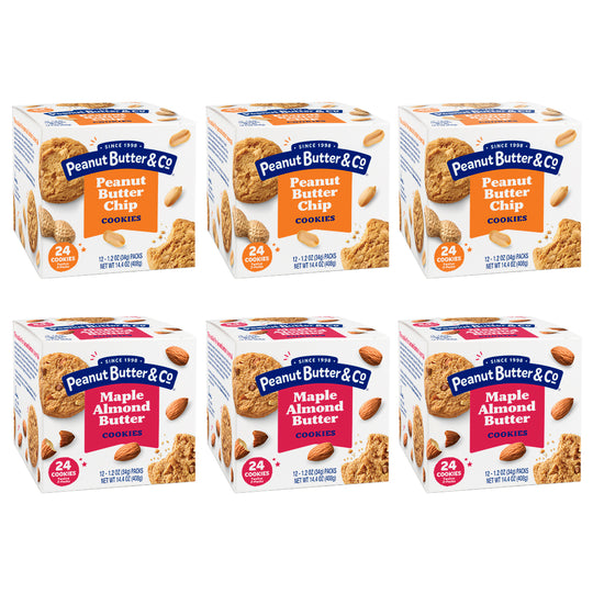 Peanut Butter Chip & Maple Almond Butter Cookies Variety Pack