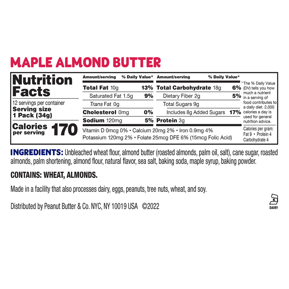 Maple Almond Butter Cookie